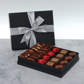 Premium chocolate & dates 20pc black ...