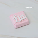 Baby girl acrylic name decorated premium chocolate