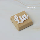 Baby girl acrylic name decorated premium chocolate