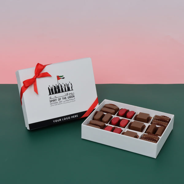 Spirit of the union national day 12 piece premium chocolate hard box