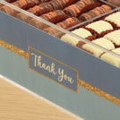 Thank you designed premium chocolate small  double acrylic tray
