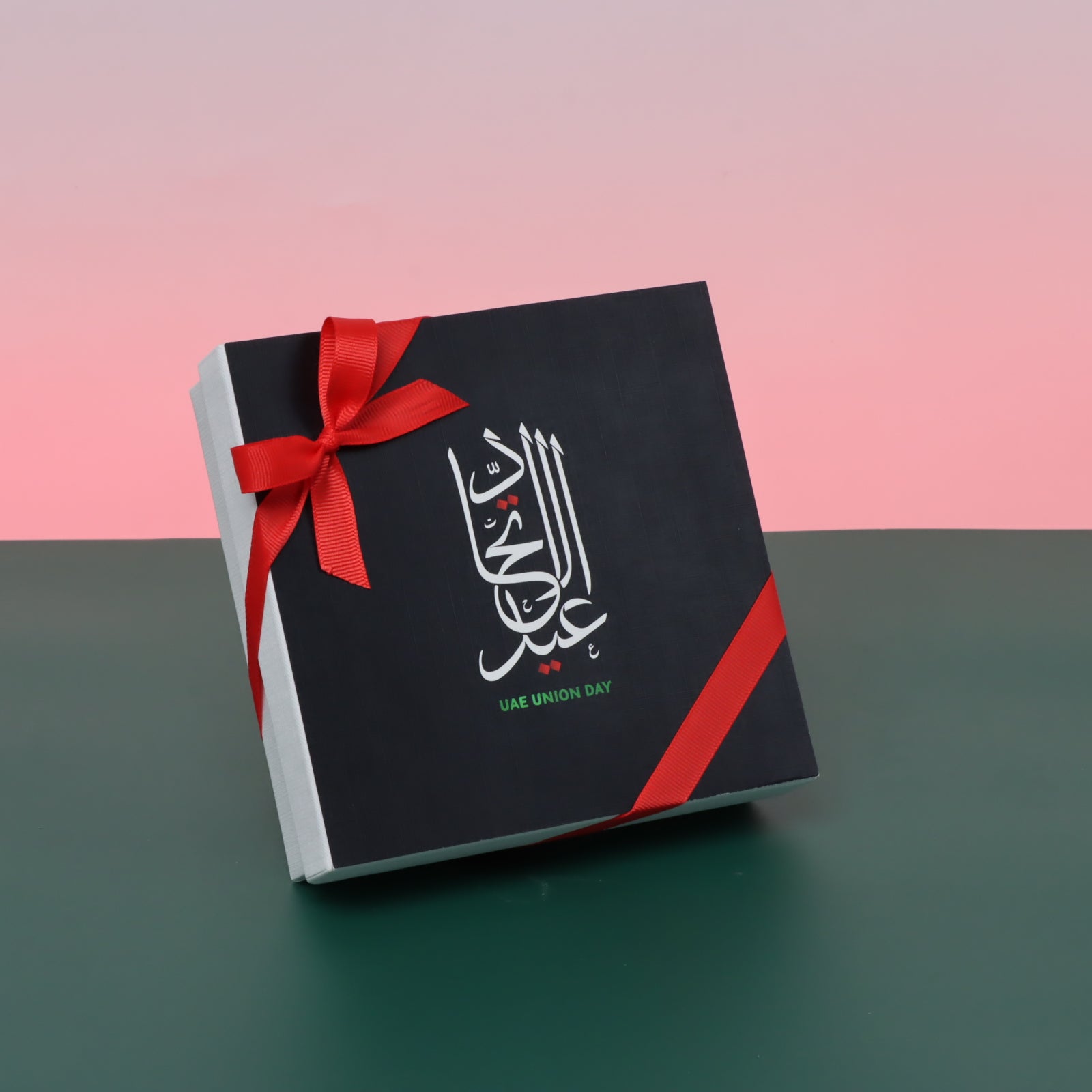 Arabic calligraphy national day designed premium chocolate 9piece hard box