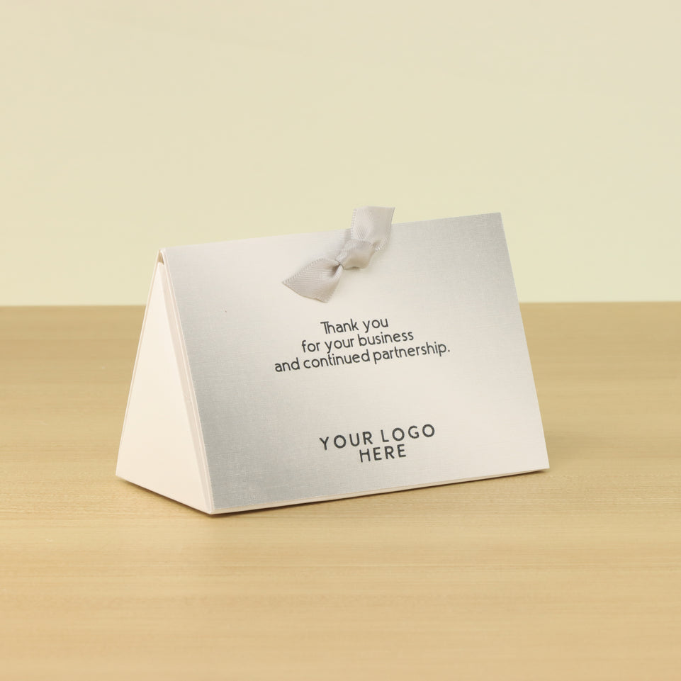 Set of 20 Corporate customized premium unwrapped triangle box