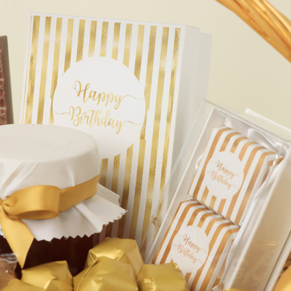 Happy birthday designed premium chocolate medium basket