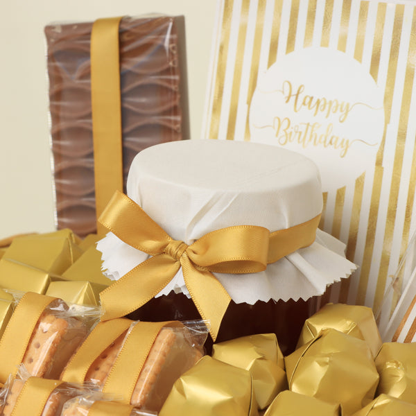 Happy birthday designed premium chocolate medium basket
