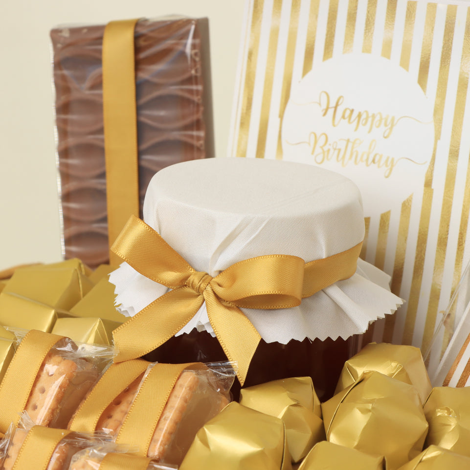 Happy birthday designed premium chocolate medium basket