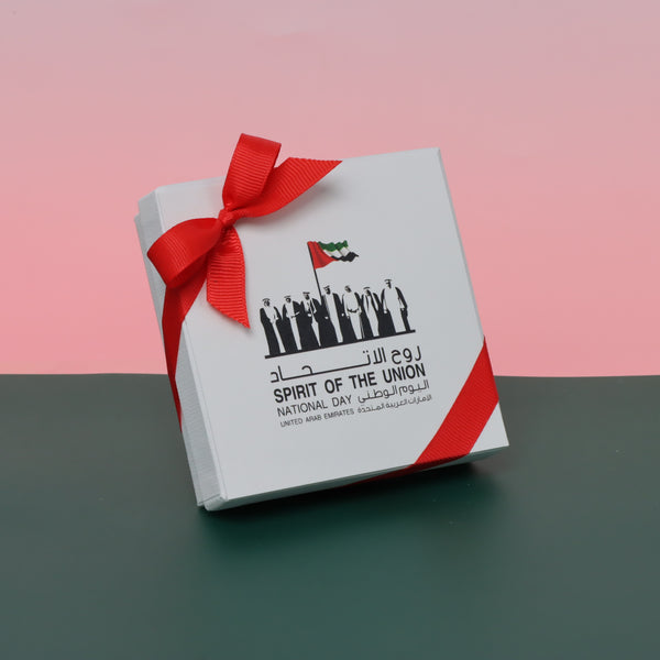Set of 15 Spirit of the union national day with flag designed premium chocolate 4 piece hard box