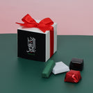 Set of 20 Arabic calligraphy national day designed premium chocolate cube soft box