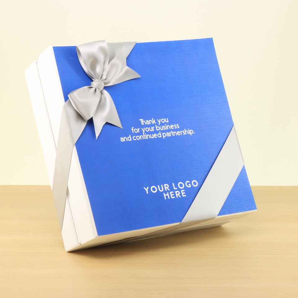 Corporate customized premium chocolate 2-layer hard box