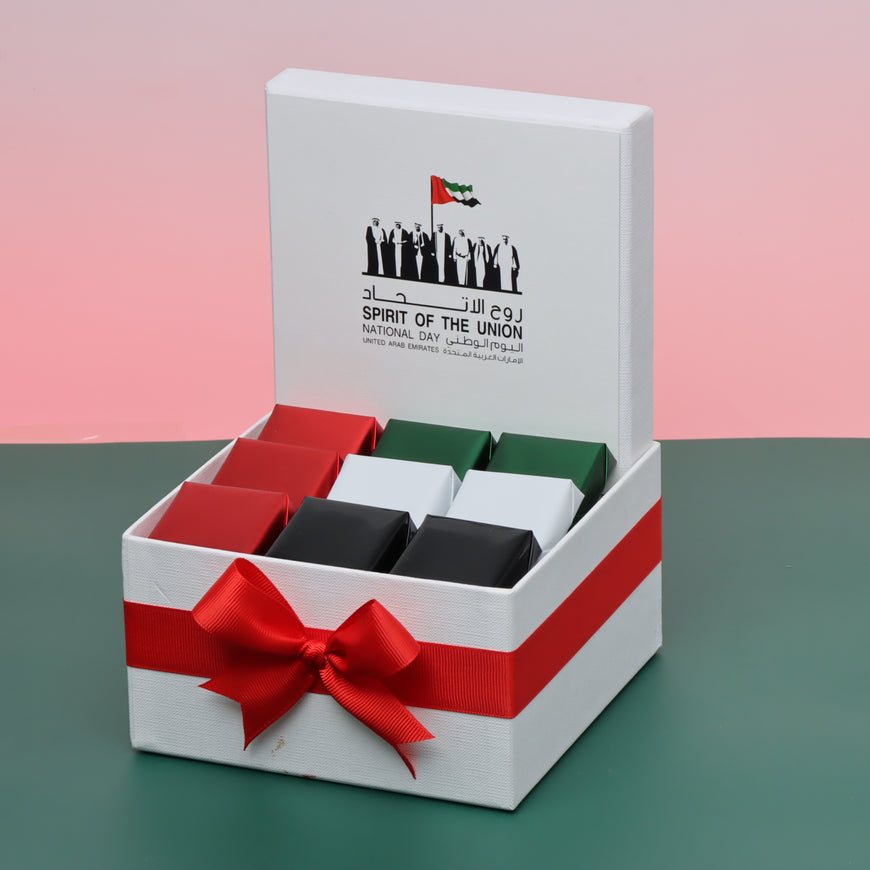 Spirit of union national day designed chocolate small hamper