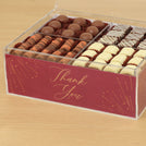 Thank you festive design premium chocolate gift acrylic box
