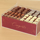 Congrats festive designed premium chocolate gift acrylic box