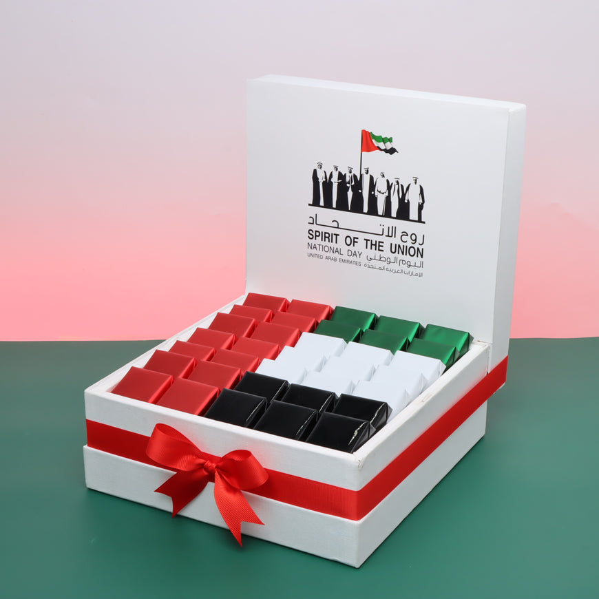 Spirit of the union national day designed chocolate large hamper