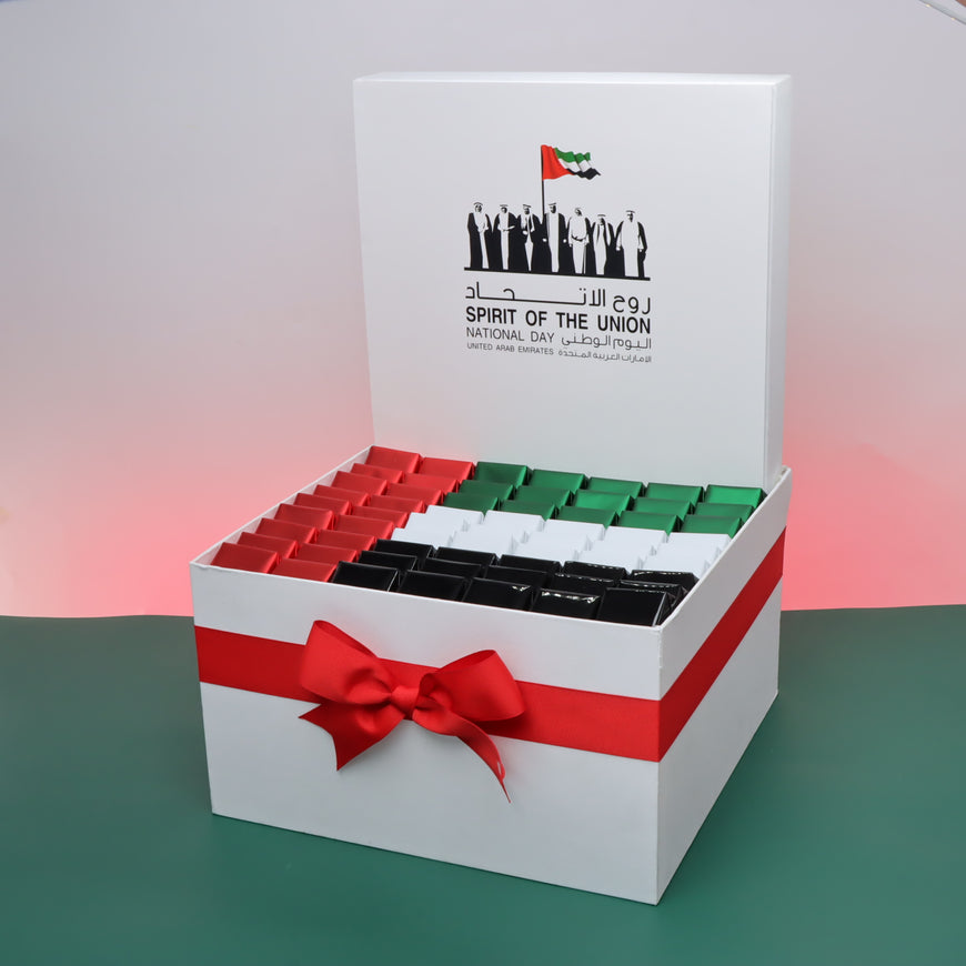 Spirit of the union national day designed chocolate extra large hamper