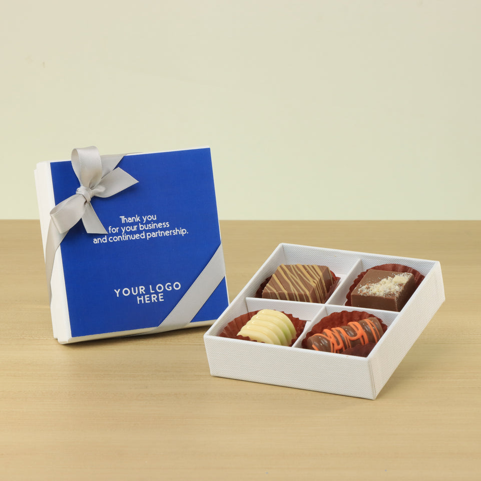 Set of 15 Corporate customized premium chocolate 4P hard box