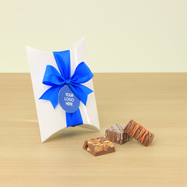 Set of 20 Corporate customized premium chocolate pillow box giveaway