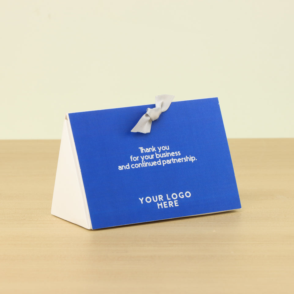 Set of 20 Corporate customized premium unwrapped triangle box