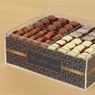 You will be missed designed premium chocolate small double acrylic tray