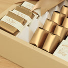 Hajj designed premium chocolate leather tray