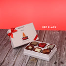 Set of 8 corporate customized diwali candle designed premium chocolate 6P hard box