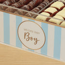 Baby boy premium chocolate small double acrylic tray