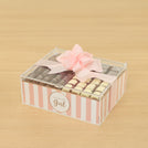 Baby Girl premium chocolate small double acrylic tray