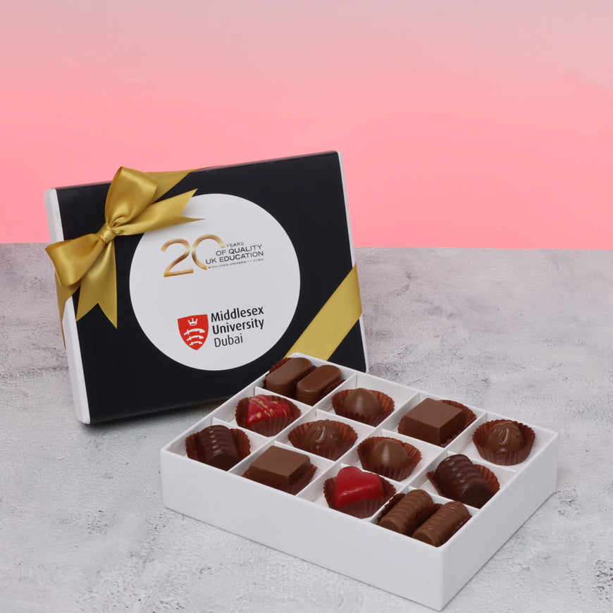 Set of 5 Corporate customized premium chocolate 12P hard box