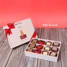 Set of 5 corporate customized diwali candle designed premium chocolate 12P hard box