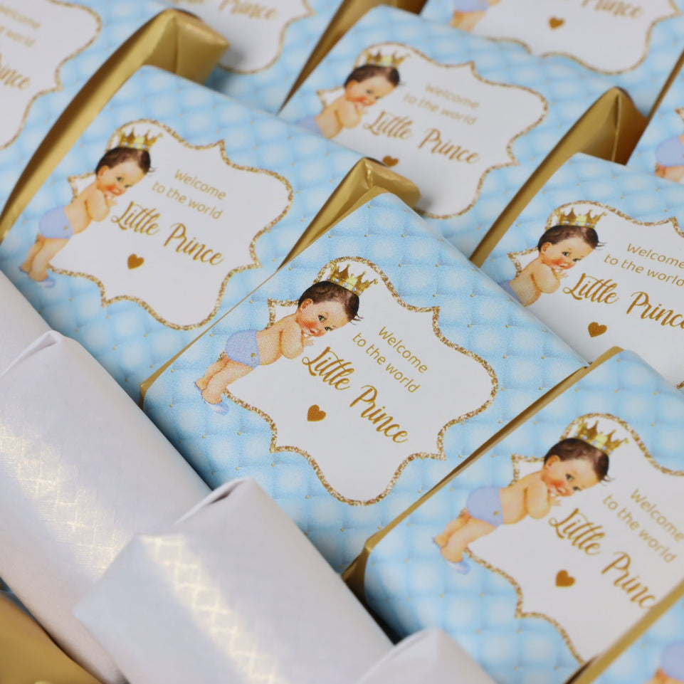 Little prince personalized designed chocolate large leather tray