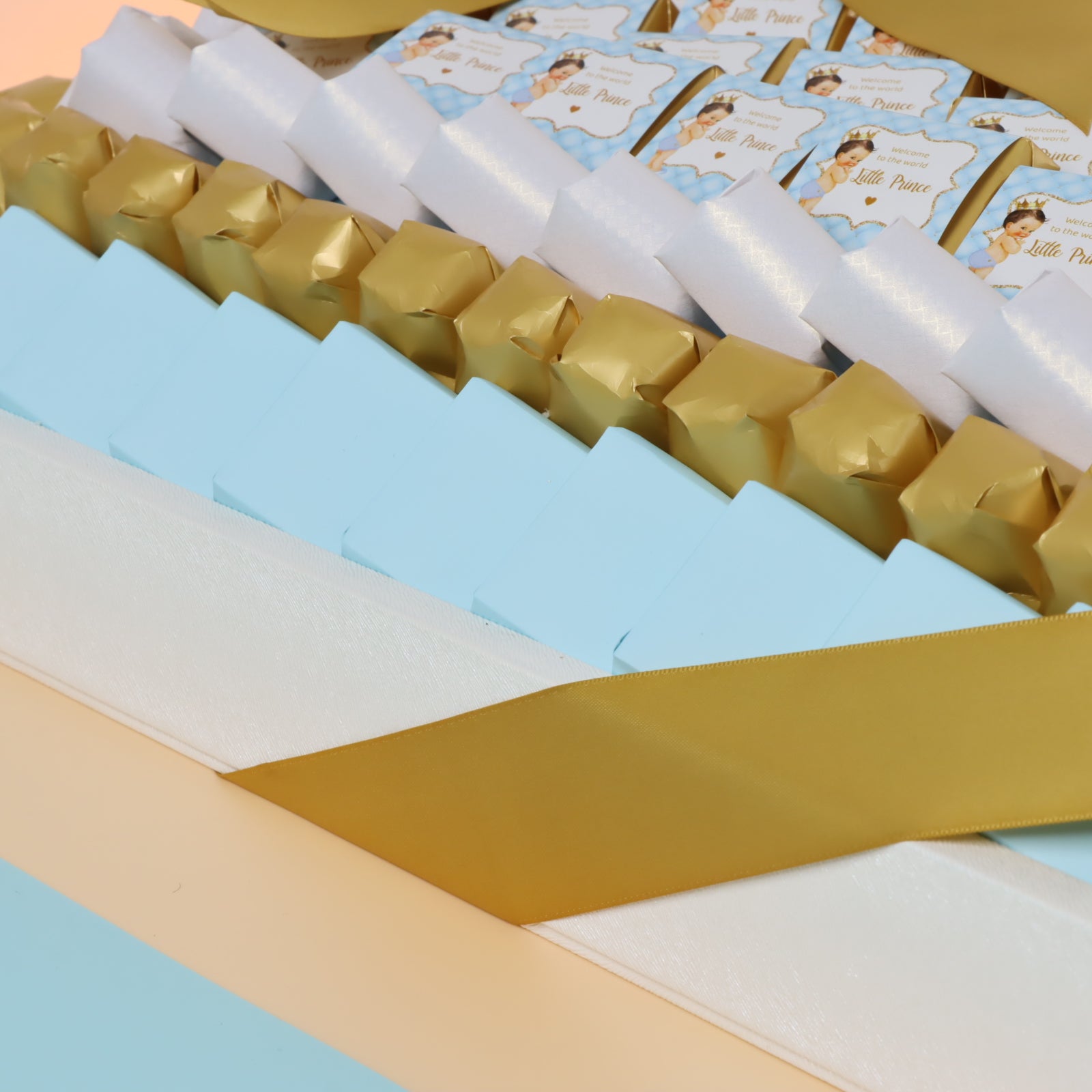 Little prince personalized designed chocolate large leather tray