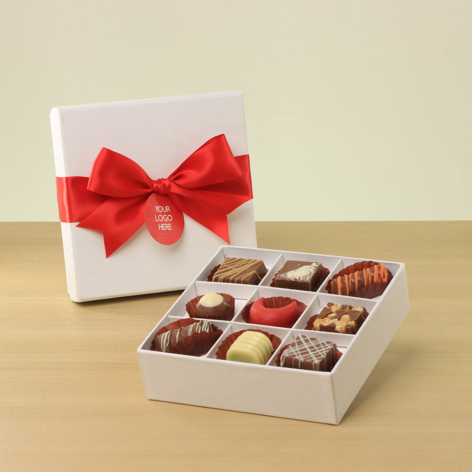 Set of 5 Corporate customized premium chocolate 9P hard box