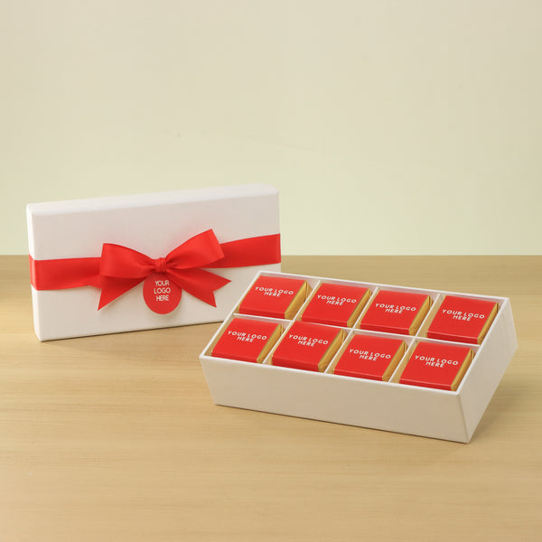 Set of 6 Corporate customized premium chocolate 8P hard box