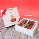 Set of 2 corporate customized diwali candle designed premium chocolate hard box