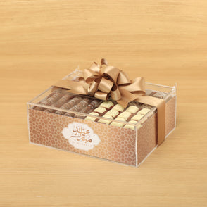 Eid Mubarak designed premium chocolat...
