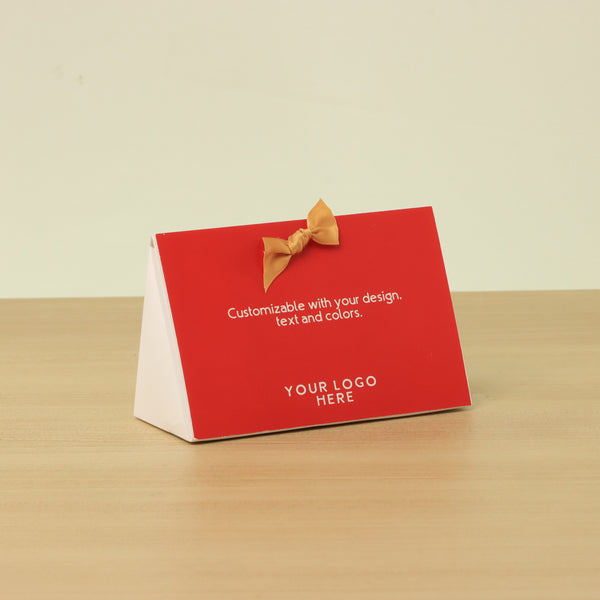 Set of 20 Corporate customized premium unwrapped triangle box