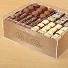 Bridal elegant premium chocolate gift acrylic box