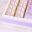 Ballerina theme decorated premium chocolate medium leather tray