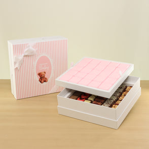 Welcome baby girl teddy designed 2-la...