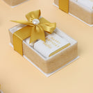 Set of 20 Birthday personalized chocolate & almond dragees view top box giveaway