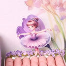 Luxury ballerina designed premium chocolate wood tray