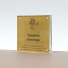 Set of 20 Corporate Christmas designed acrylic frame giveaway in hard box