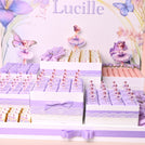 Luxury ballerina designed premium chocolate wood tray