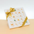 Set of 2 Corporate branded chocolate Christmas advent calendar box