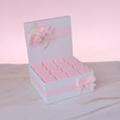 Baby crochet bootie decorated premium chocolate medium hamper