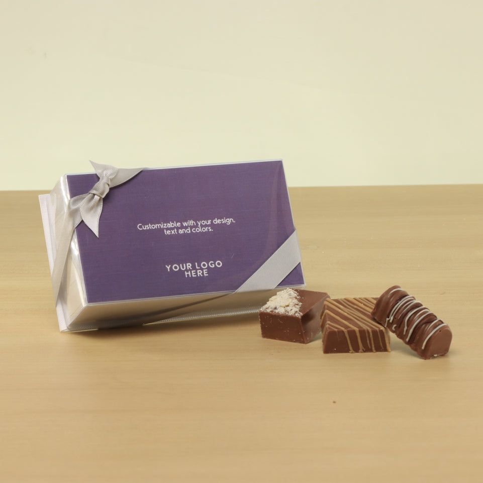 Set of 20 Corporate customized premium chocolate hard box giveaway