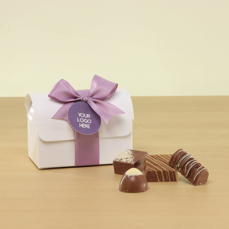 Set of 20 corporate customized premium chocolate chest box giveaway