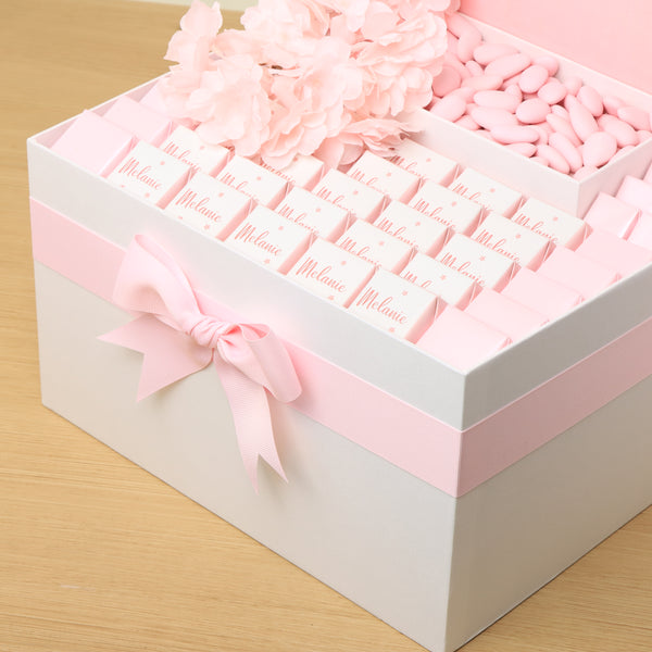Baby girl teddy designed premium chocolate extra large hamper