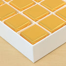 "Thank you" sun streak designed 15-piece premium chocolate hard box