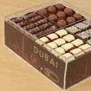 Dubai design premium chocolate small double acrylic tray