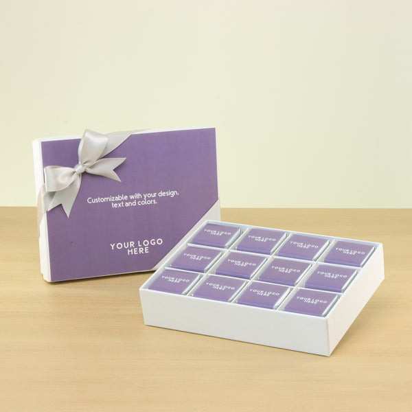 Set of 5 Corporate customized premium chocolate 12P hard box